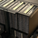 Large black finned NVIDIA GPU heatsink modules mounted on a server motherboard