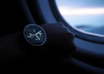 smartwatch on wrist