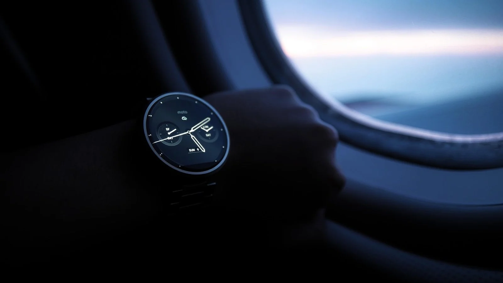 smartwatch on wrist