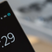 Close-up of a dark phone screen corner showing 10:29, airplane mode, and 83% battery icons