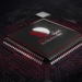 3D render of a generic 'Snapdragon by Qualcomm' branded chip mounted on a red-lit circuit board